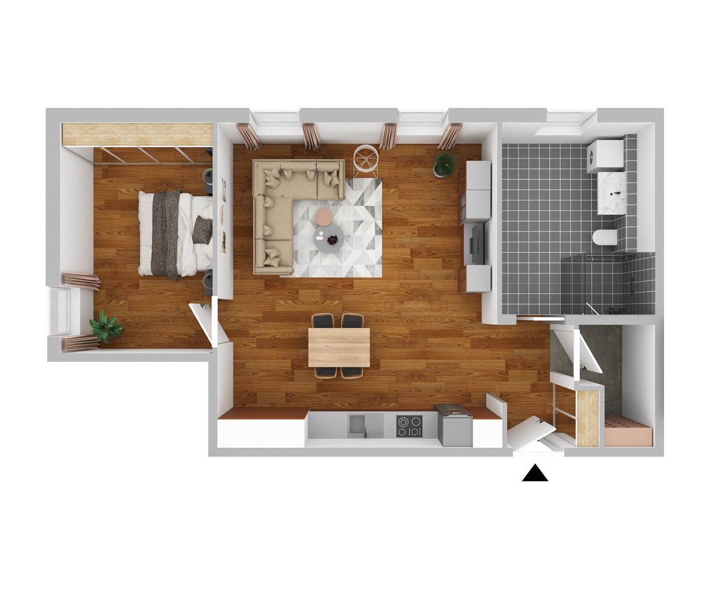 Wohnung zum Kauf 340.616 € 2 Zimmer 70,7 m²<br/>Wohnfläche 2.<br/>Geschoss Mühlhausen Mühlhausen 92360