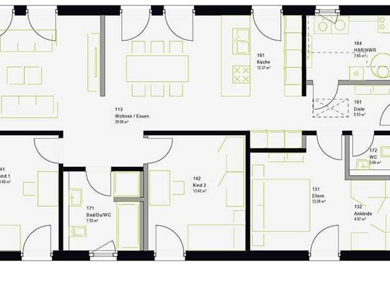 Bungalow zum Kauf provisionsfrei 289.000 € 4 Zimmer 119 m²<br/>Wohnfläche 600 m²<br/>Grundstück Tribseer Stralsund 18439