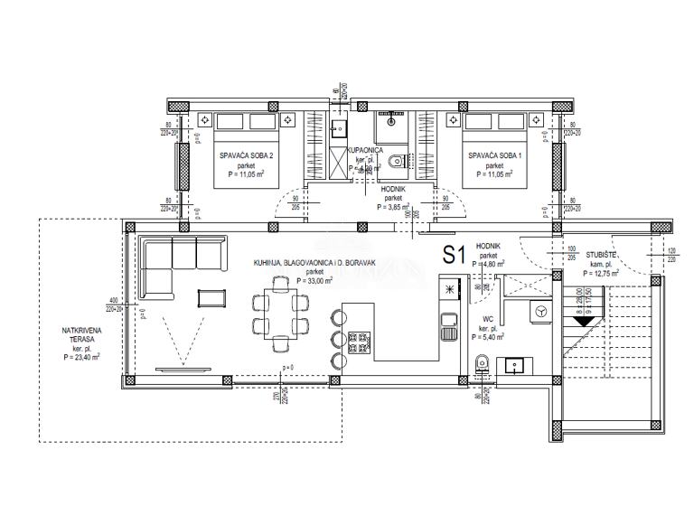 Wohnung zum Kauf 325.000 € 2 Zimmer Sukosan 23206