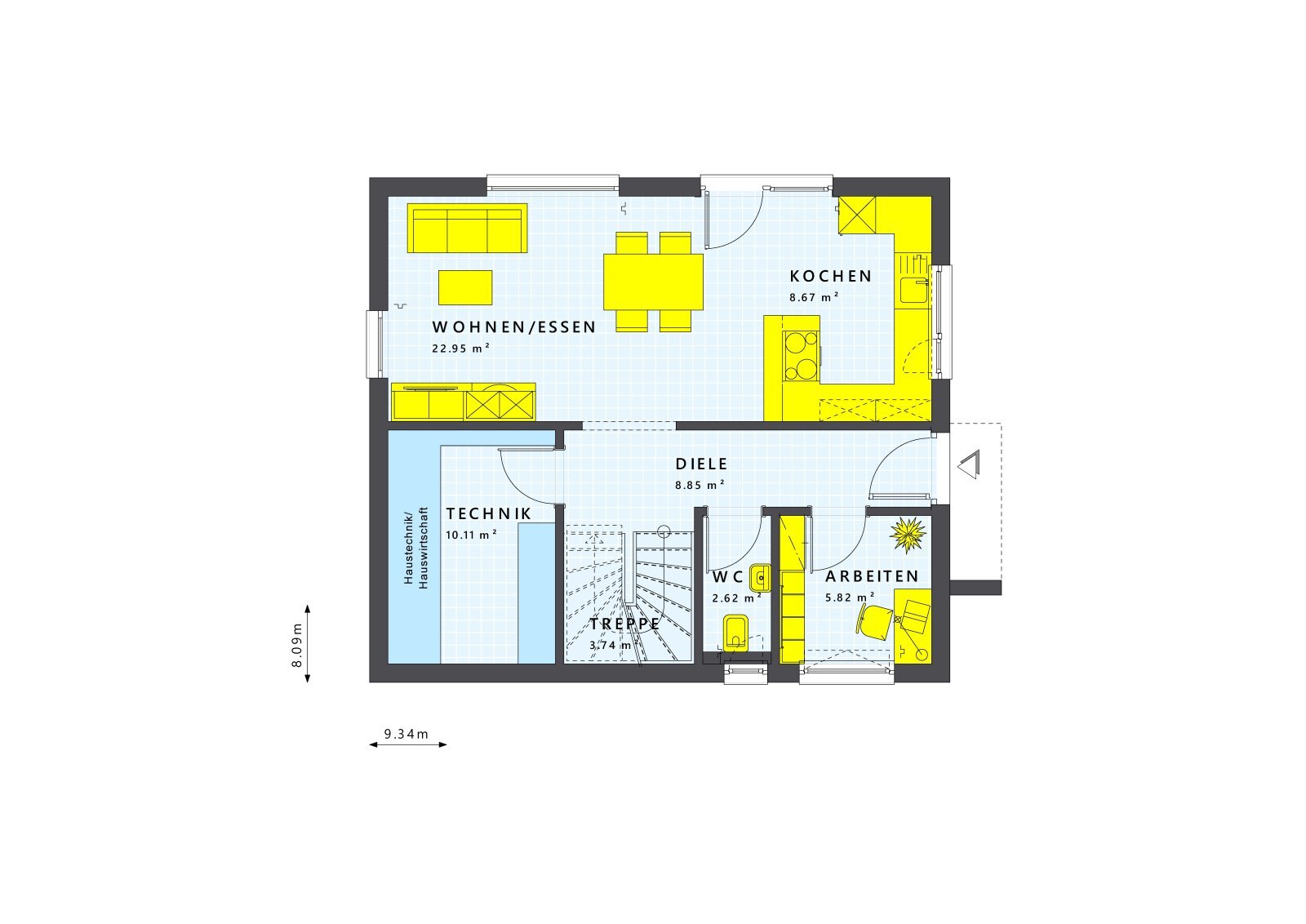 Einfamilienhaus zum Kauf 370.658 € 3 Zimmer 125 m²<br/>Wohnfläche 692 m²<br/>Grundstück Südende I Rastede 26180