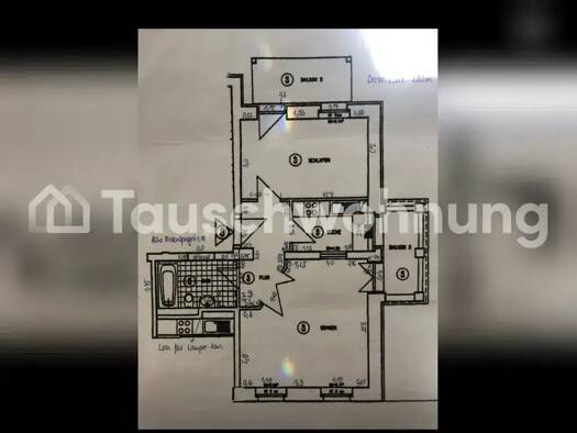 Wohnung zur Miete Tauschwohnung 575 € 2 Zimmer 60 m² EG Potsdam West Potsdam 14471