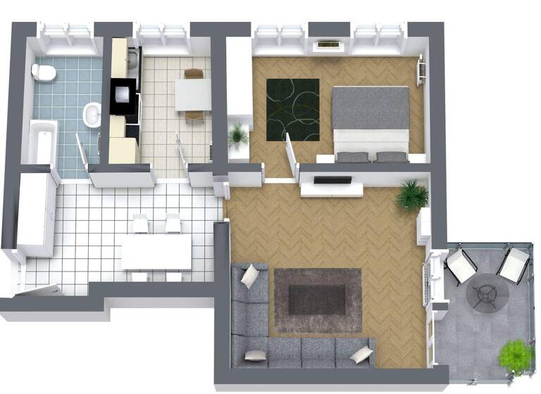 Wohnung zur Miete 760 € 2 Zimmer 64 m² 1. Geschoss Bad Segeberg 23795