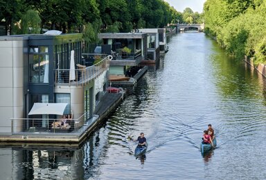 Stadthaus zur Miete 3.900 € 4 Zimmer 110 m² 300 m² Grundstück frei ab 01.06.2025 Uhlenhorst Hamburg 22081