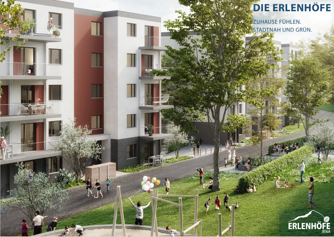 Wohnung zur Miete 1.938,30 € 4 Zimmer 149,1 m²<br/>Wohnfläche 1.<br/>Geschoss Erlenhöfe 2 Wenigenjena - Schlegelsberg Jena 07749