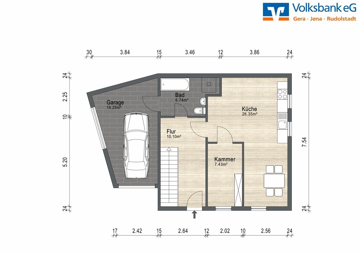 Reihenendhaus zum Kauf 70.000 € 5 Zimmer 167,5 m²<br/>Wohnfläche 66 m²<br/>Grundstück Bürgel Bürgel 07616