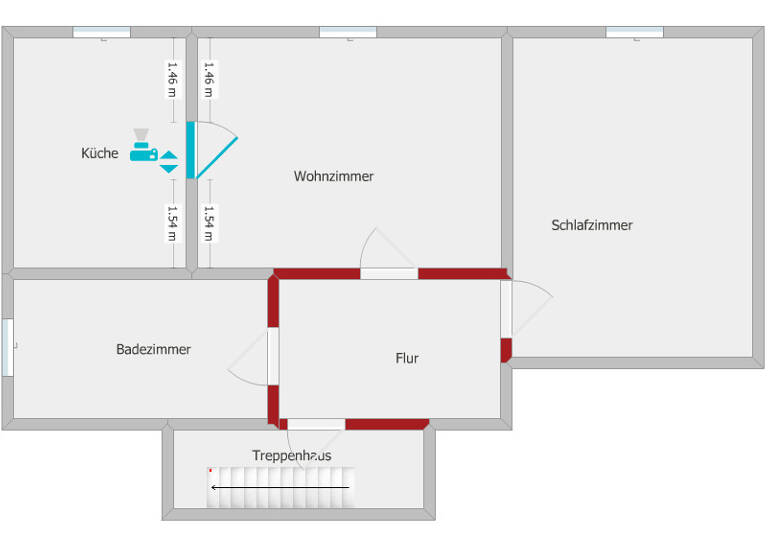 Wohnung zur Miete 528 € 2 Zimmer 88 m² EG frei ab sofort Hedemünden 34346