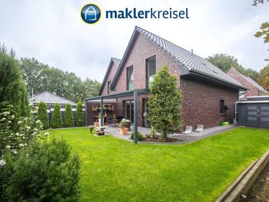 Doppelhaushälfte zum Kauf 369.000 € 4 Zimmer 106 m² 313 m² Grundstück Popens Aurich 26605