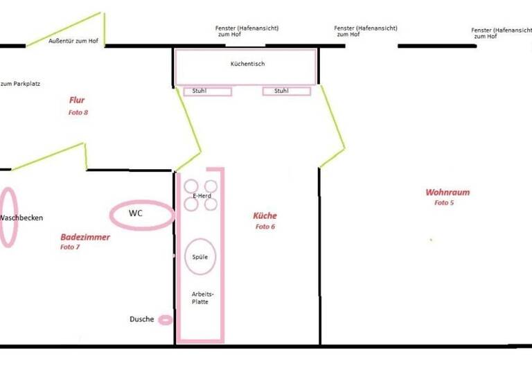 Wohnung zum Kauf 125.000 € 2 Zimmer 40 m²<br/>Wohnfläche 1.<br/>Geschoss Hohendorf Wolgast 17438