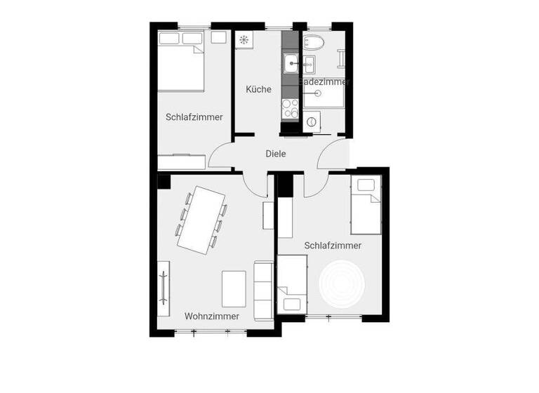 Wohnung zum Kauf 78.000 € 3 Zimmer 59 m² 1. Geschoss Oberwiesenthal 09484