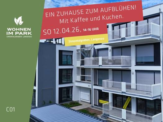 Wohnung zum Kauf - Neubau provisionsfrei 413.900 € 3 Zimmer 79,4 m² EG Am Simontalgraben 23 Langenau 89129