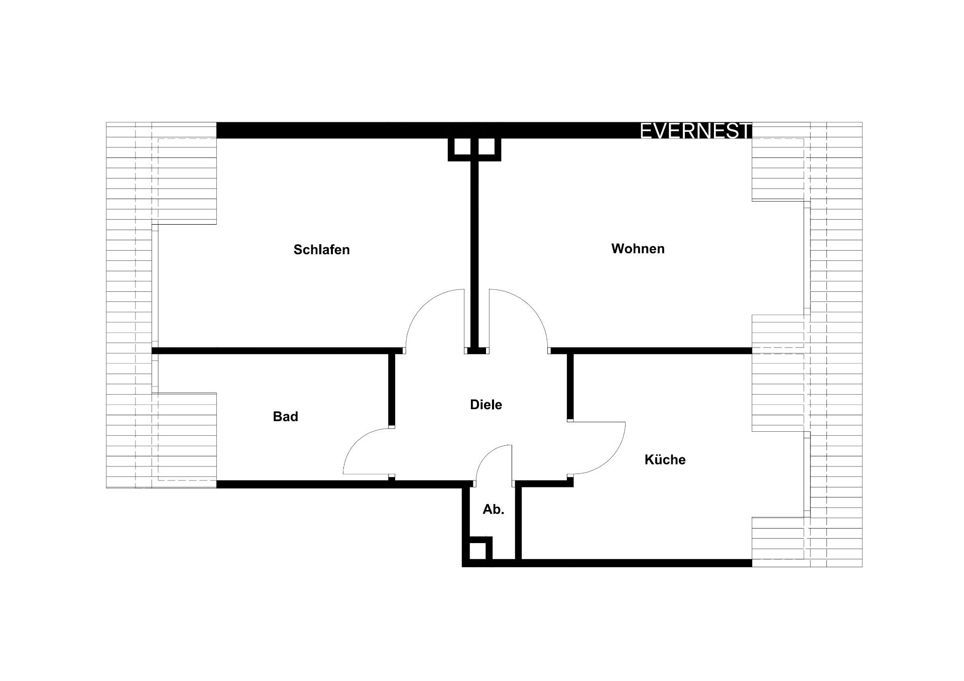 Wohnung zum Kauf 175.000 € 2 Zimmer 50 m²<br/>Wohnfläche 3.<br/>Geschoss Rüttenscheid Essen 45128