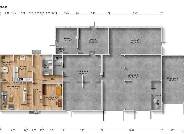 Einfamilienhaus zum Kauf 509.000 € 10 Zimmer 300 m² 1.793 m² Grundstück Herrhausen Seesen 38723