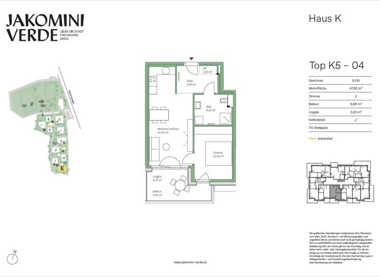 Wohnung zum Kauf provisionsfrei 265.000 € 2 Zimmer 47,6 m² Jakomini Graz 8010