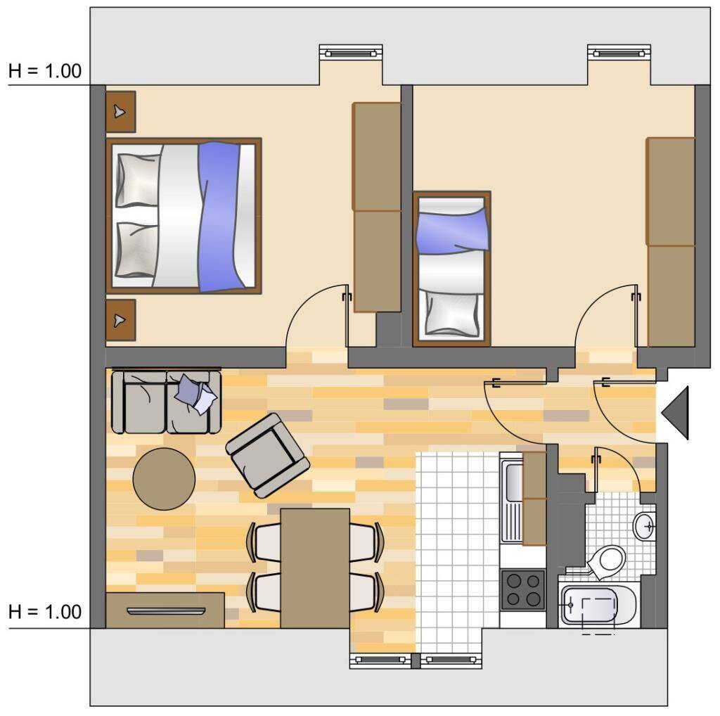 Wohnung zur Miete - Ansicht 2