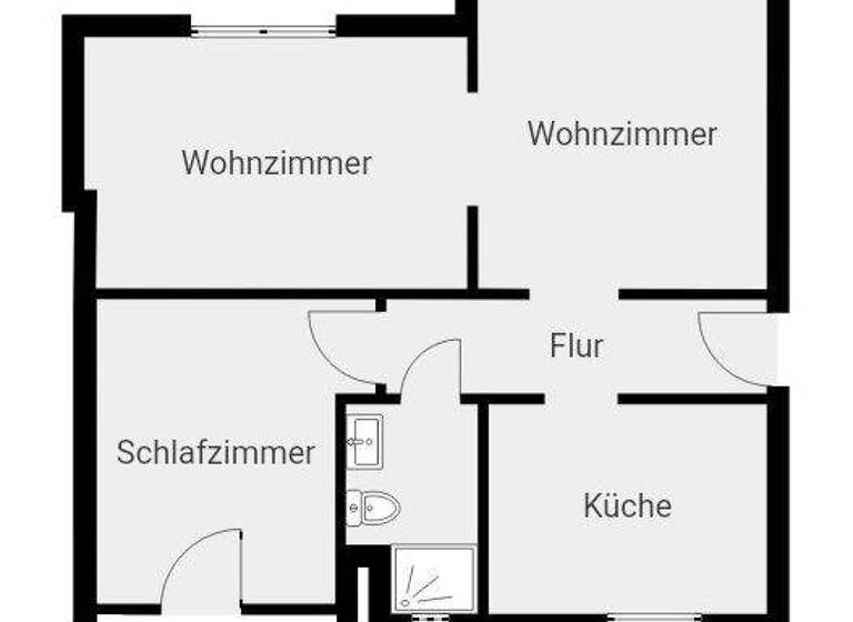 Wohnung zum Kauf 205.000 € 3 Zimmer 52,4 m² 1. Geschoss Hulsberg Bremen 28205
