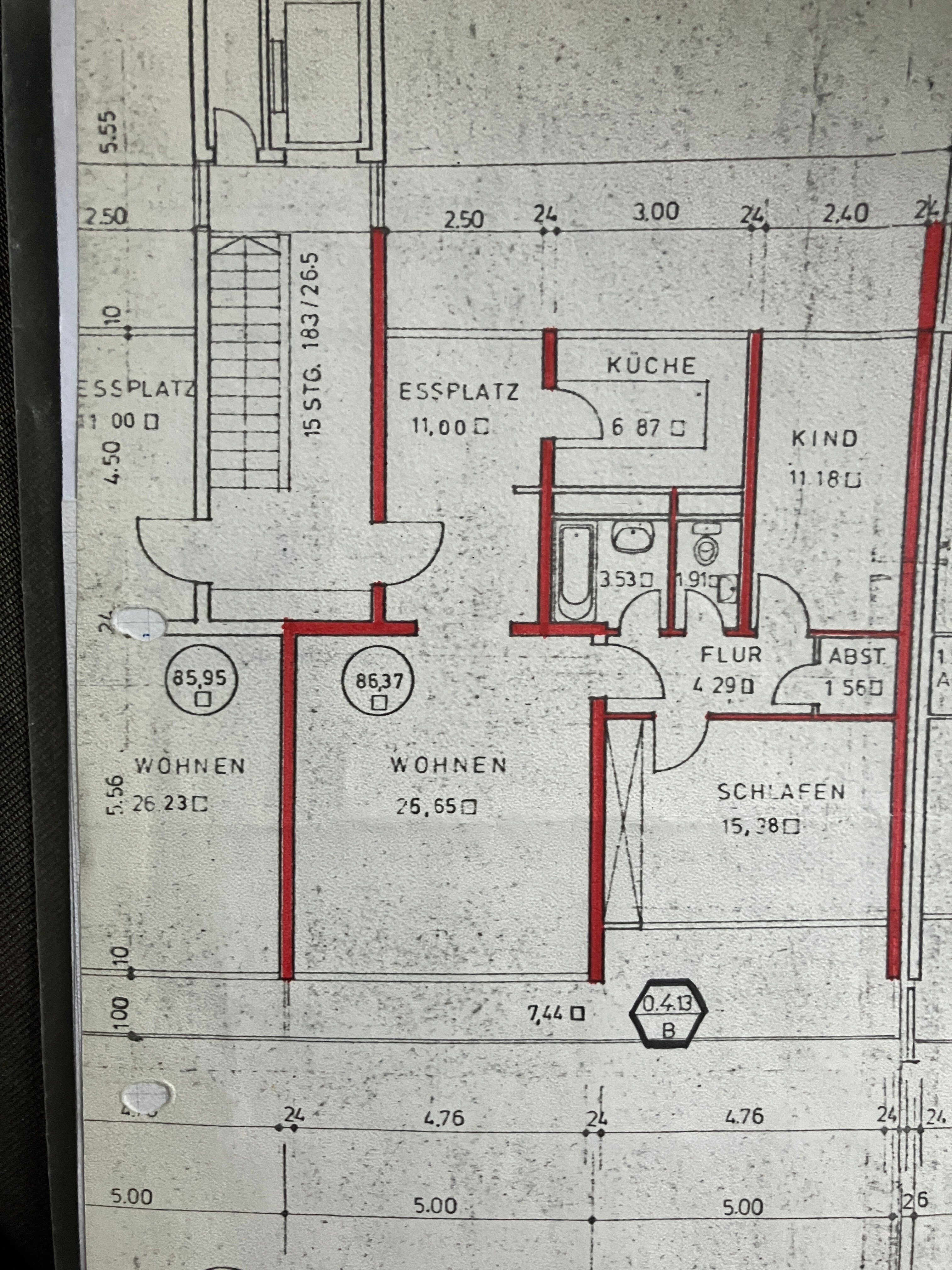 Wohnung zur Miete 860 € 3 Zimmer 86 m²<br/>Wohnfläche 3.<br/>Geschoss ab sofort<br/>Verfügbarkeit Bayernstraße Österreicher Kolonie Aschaffenburg 63739