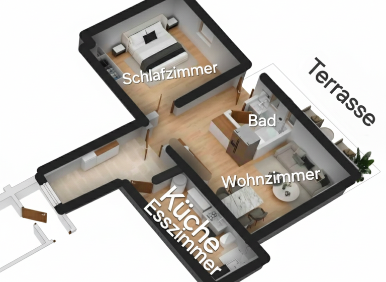 WG-Zimmer zur Miete 850 € 2 Zimmer 80 m² frei ab sofort Fützen Blumberg 78176