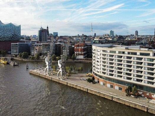 Wohnung zur Miete 1.950 € 2 Zimmer 73,7 m² 5. Geschoss frei ab 01.01.2026 Am Strandkai 19 HafenCity Hamburg 20457