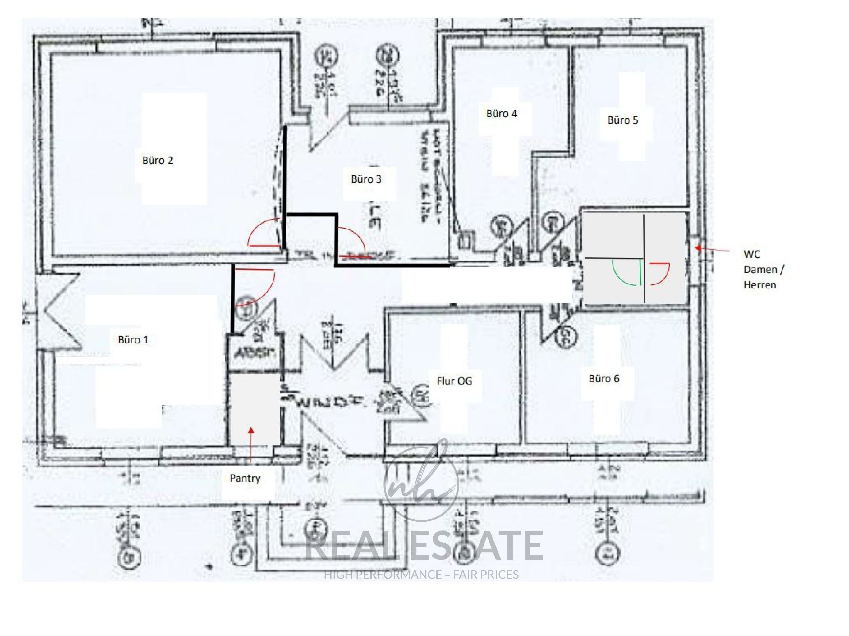 Bürofläche zur Miete 600 € 1 Zimmer 25 m²<br/>Bürofläche Oststeinbek Oststeinbek 22113