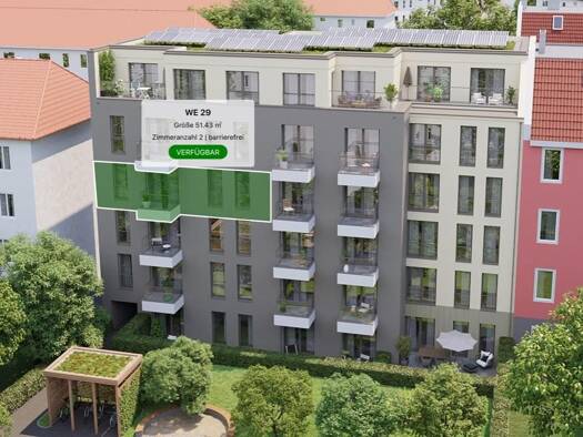 Wohnung zum Kauf - Neubau provisionsfrei 454.568 € 2 Zimmer 49,7 m² 3. Geschoss Gernotstraße 36 Lichtenberg Berlin 10365
