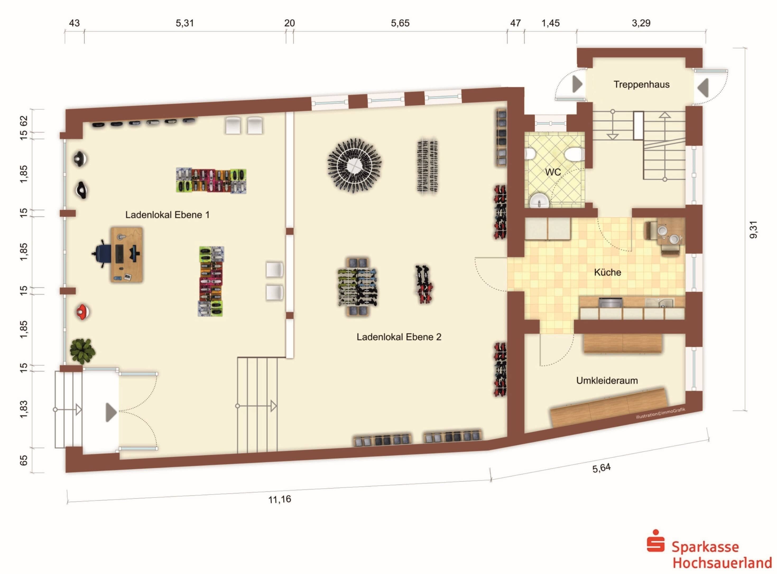 Wohn- und Geschäftshaus zum Kauf als Kapitalanlage geeignet 395.000 € 406 m²<br/>Fläche 286 m²<br/>Grundstück Brilon Brilon 59929