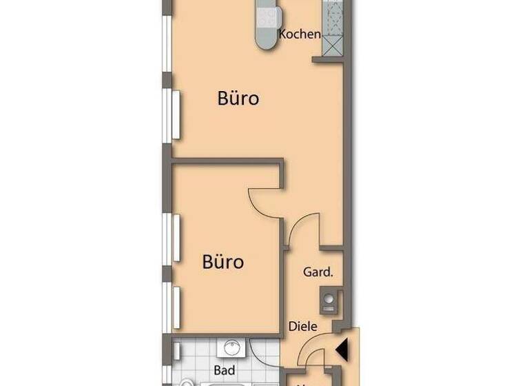 Büro zur Miete 560 € 2 Zimmer Neumarkt 92318