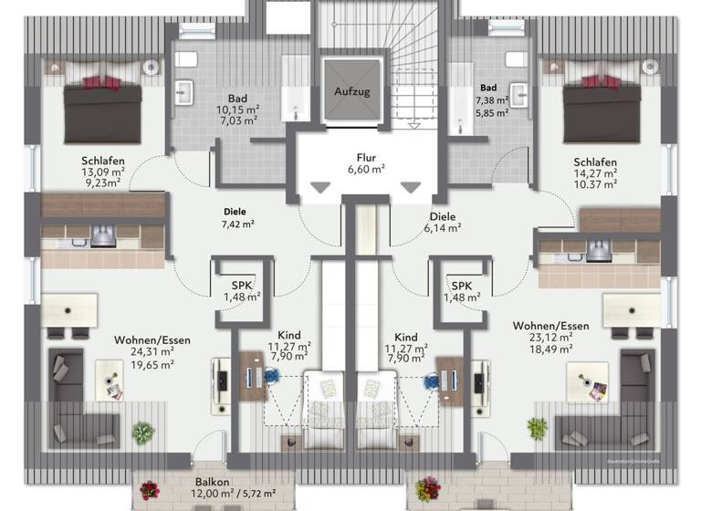 Wohnung zum Kauf 485.000 € 4,5 Zimmer 110,5 m²<br/>Wohnfläche Baar Baar-Ebenhausen / Baar 85107