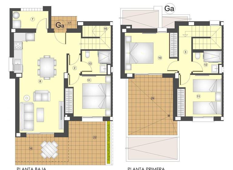 Reihenmittelhaus zum Kauf - Erstbezug provisionsfrei 355.000 € 4 Zimmer 115 m² Busot 03111