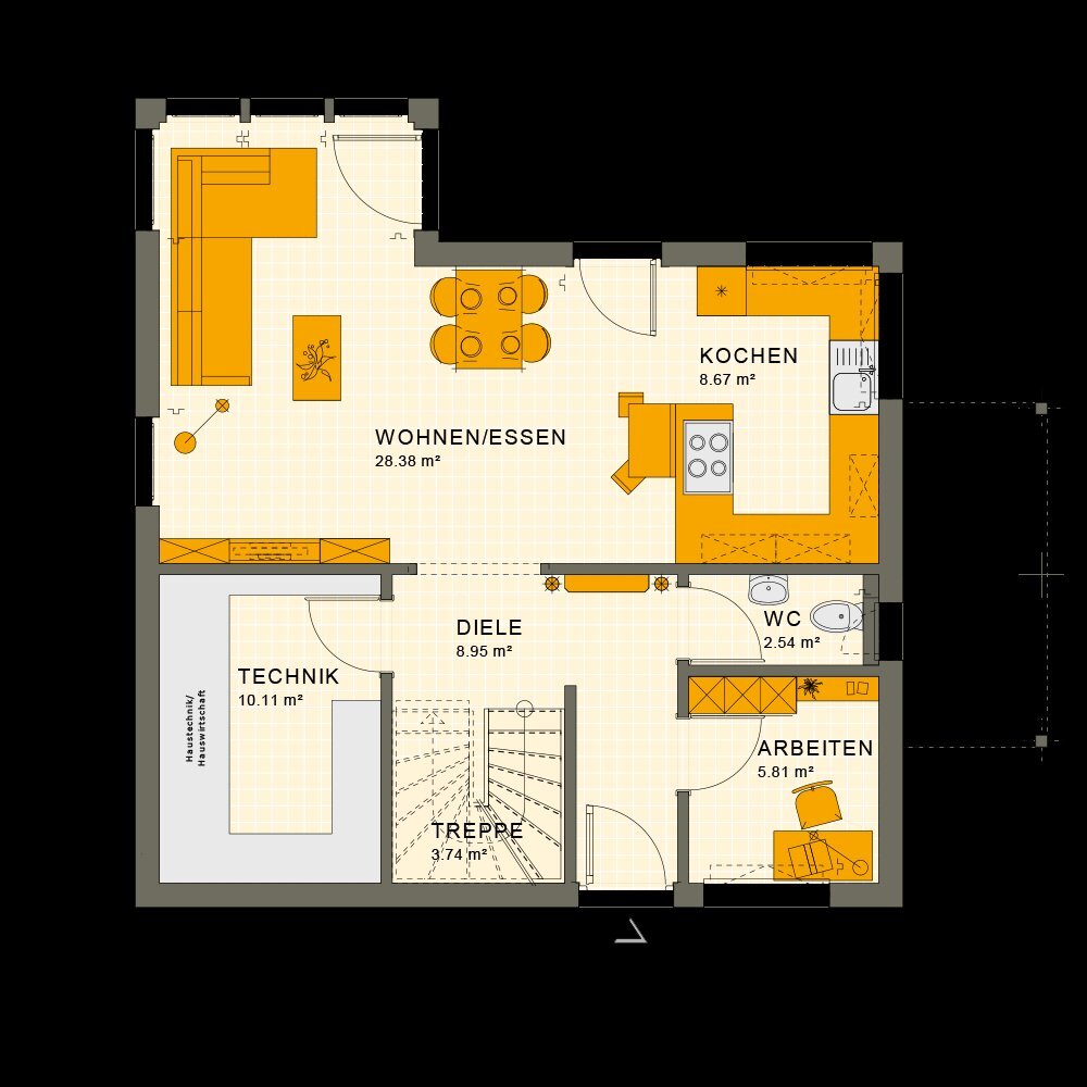 Einfamilienhaus zum Kauf provisionsfrei 620.000 € 5 Zimmer 125 m²<br/>Wohnfläche 369 m²<br/>Grundstück Rot St. Leon Rot 68789