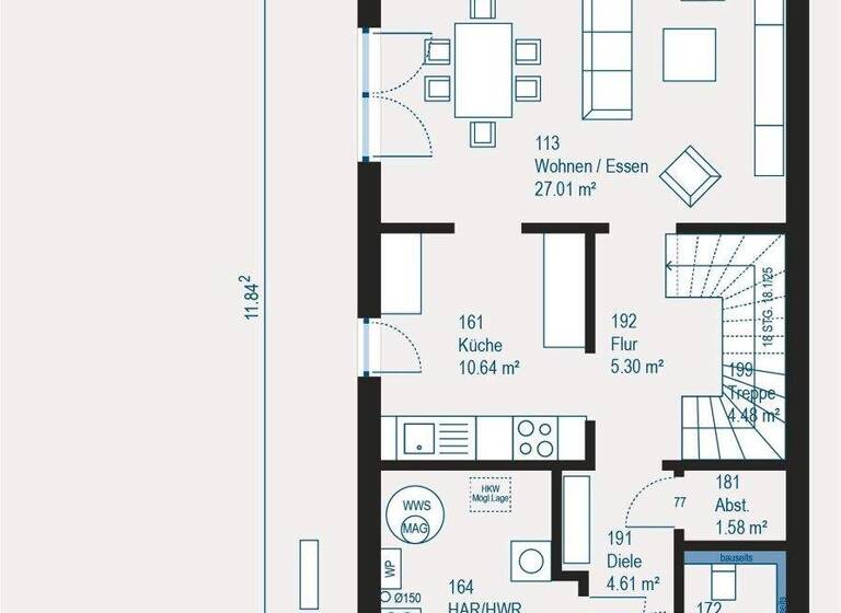 Doppelhaushälfte zum Kauf - Erstbezug 238.000 € 4 Zimmer 127,5 m² 420 m² Grundstück Ehrenhain Nobitz 04603