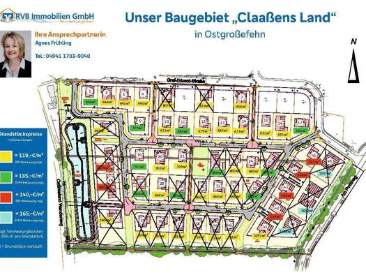 Grundstück zum Kauf 79.135 € 665 m² Grundstück Ostgroßefehn Großefehn 26629