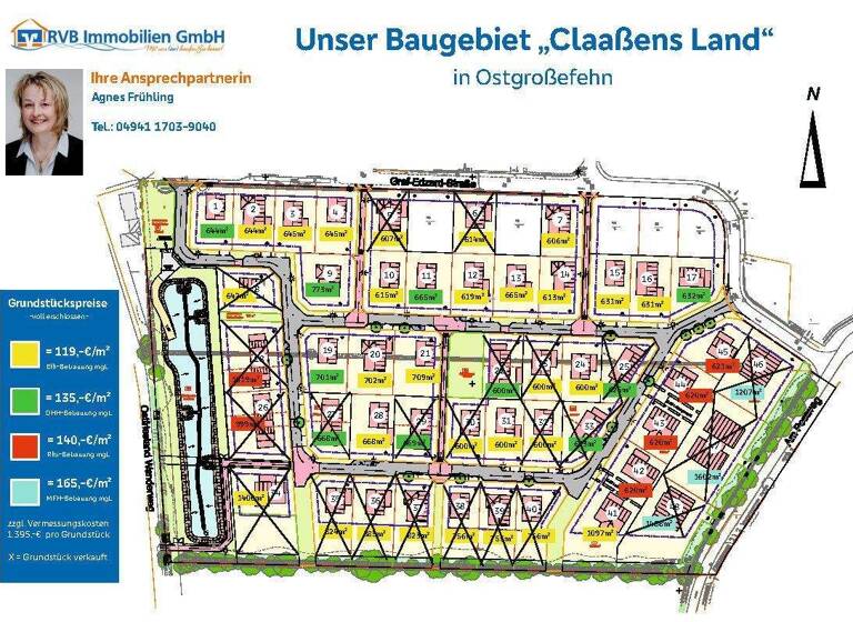 Grundstück zum Kauf 79.135 € 665 m² Grundstück Ostgroßefehn Großefehn 26629
