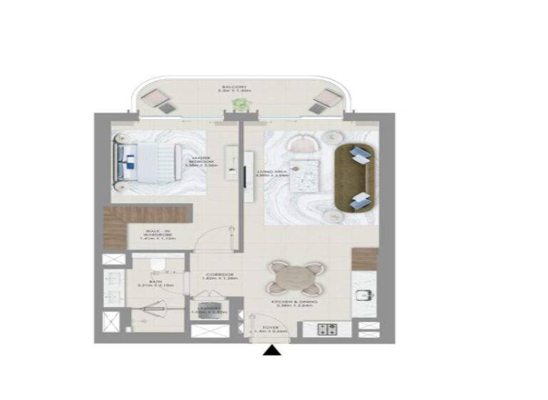 Wohnung zum Kauf - Erstbezug provisionsfrei 516.289 € 2 Zimmer 73,7 m² Dubai