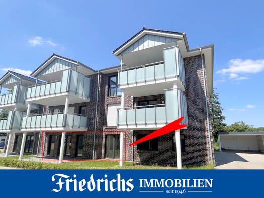 Wohnung zur Miete - Erstbezug 825 € 3 Zimmer 75,3 m² EG frei ab 01.06.2026 Friesoythe 26169