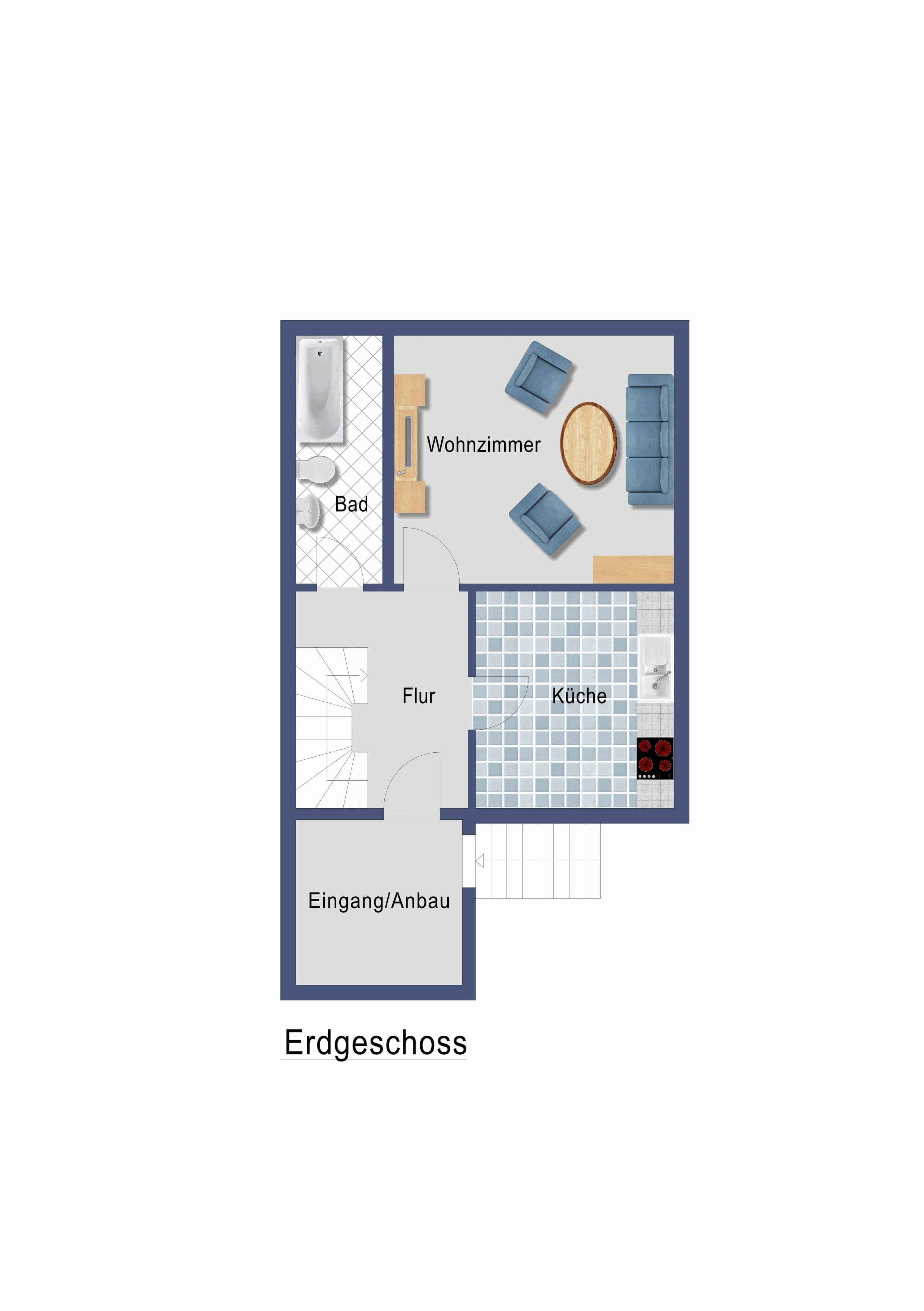 Doppelhaushälfte zum Kauf 99.000 € 3 Zimmer 74 m²<br/>Wohnfläche 1.201 m²<br/>Grundstück 01.01.2025<br/>Verfügbarkeit Langenhanshagen Trinwillershagen 18320