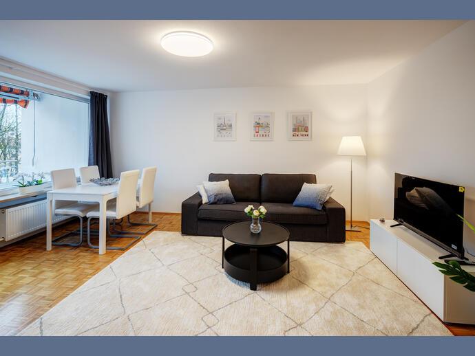 Wohnung zur Miete Wohnen auf Zeit 2.200 € 3 Zimmer 61 m²<br/>Wohnfläche 01.04.2025<br/>Verfügbarkeit Fürstenried-West München 81475