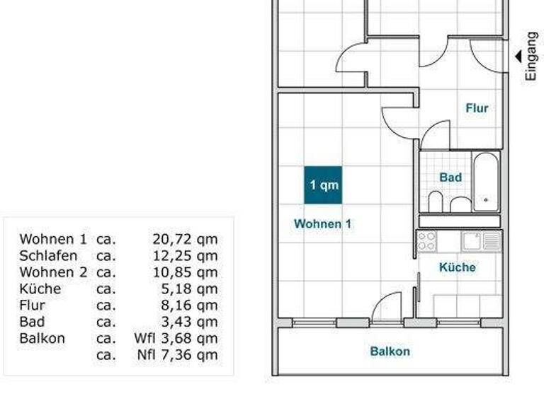 Wohnung zur Miete nur mit Wohnberechtigungsschein 489 € 3 Zimmer 64,3 m² frei ab 18.04.2026 Hagebuttenweg 2 Gorbitz-Nord/Neu-Omsewitz Dresden 01169