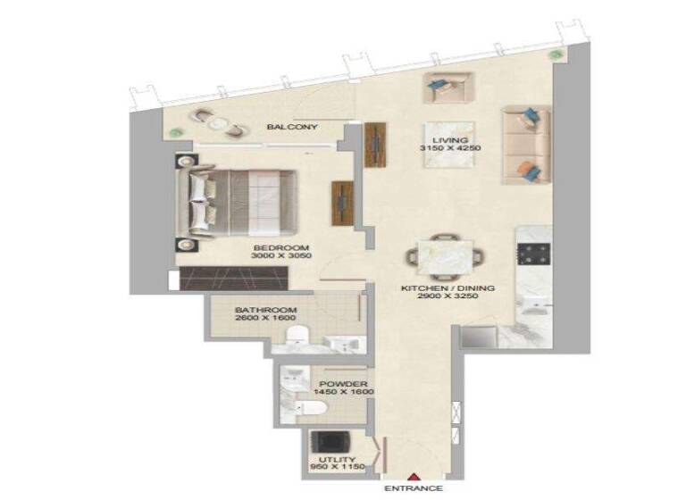 Wohnung zum Kauf - Erstbezug provisionsfrei 462.675 € 2 Zimmer 648,4 m² Sheikh Zayed Road 2 Dubai