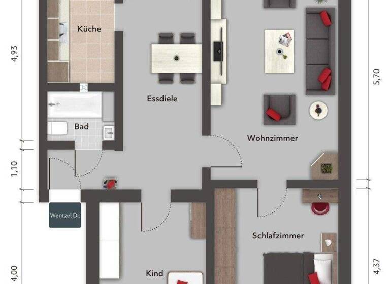Wohnung zum Kauf provisionsfrei 149.000 € 3 Zimmer 70 m² 2. Geschoss Bad Segeberg 23795