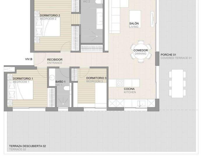 Wohnung zum Kauf - Erstbezug provisionsfrei 1.250.000 € 4 Zimmer 92,7 m² EG Palma 07014