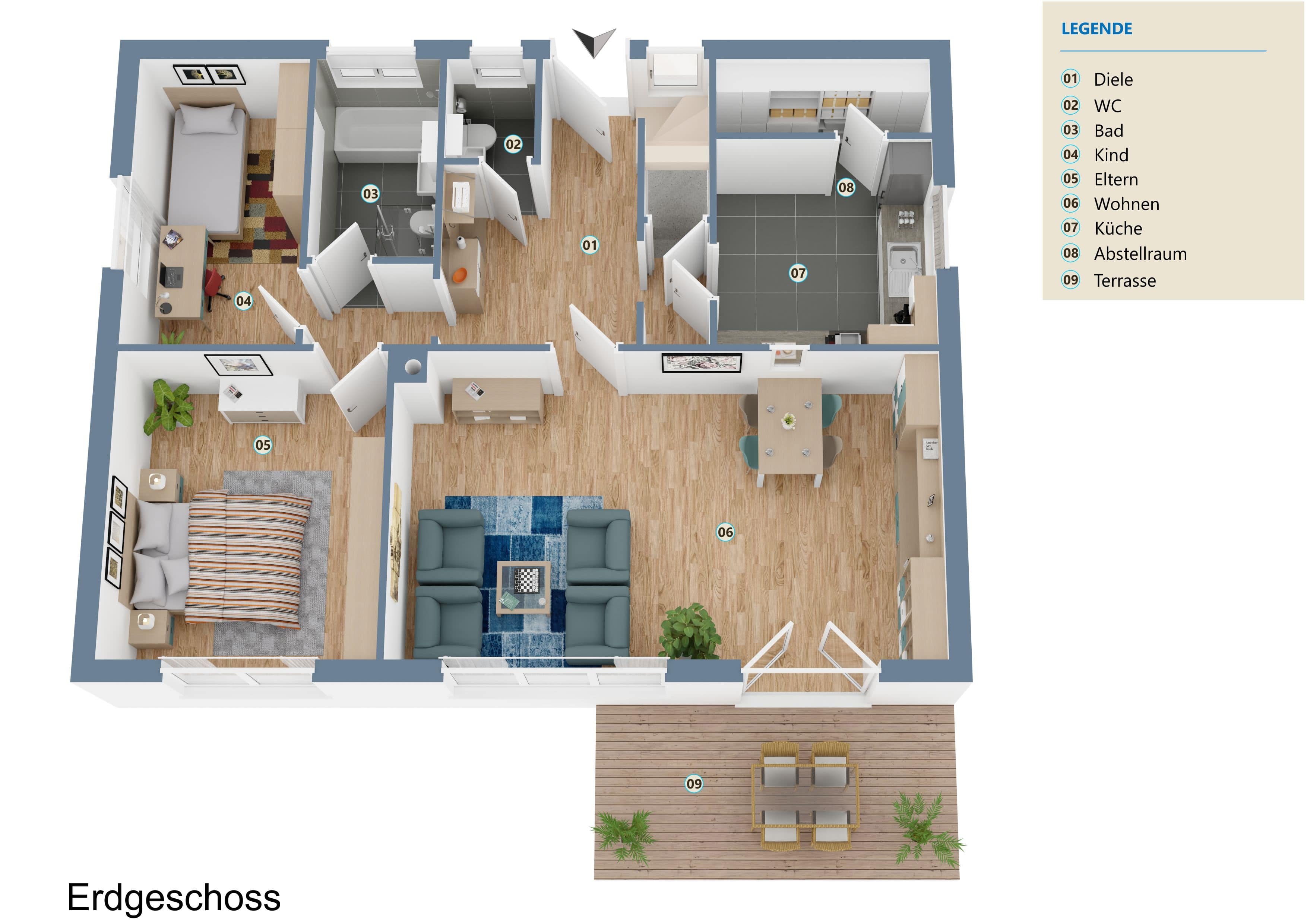 Einfamilienhaus zum Kauf 399.000 € 5 Zimmer 130 m²<br/>Wohnfläche 317 m²<br/>Grundstück Achim Achim 28832