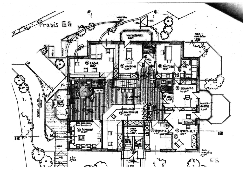 Bürogebäude zur Miete 3.750 € 6 Zimmer 249 m²<br/>Bürofläche Burgberg Erlangen 91054