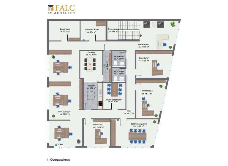 Büro zur Miete provisionsfrei 2.750 € 242 m² Bürofläche Gewerbegebiet Ost Grevenbroich 41515
