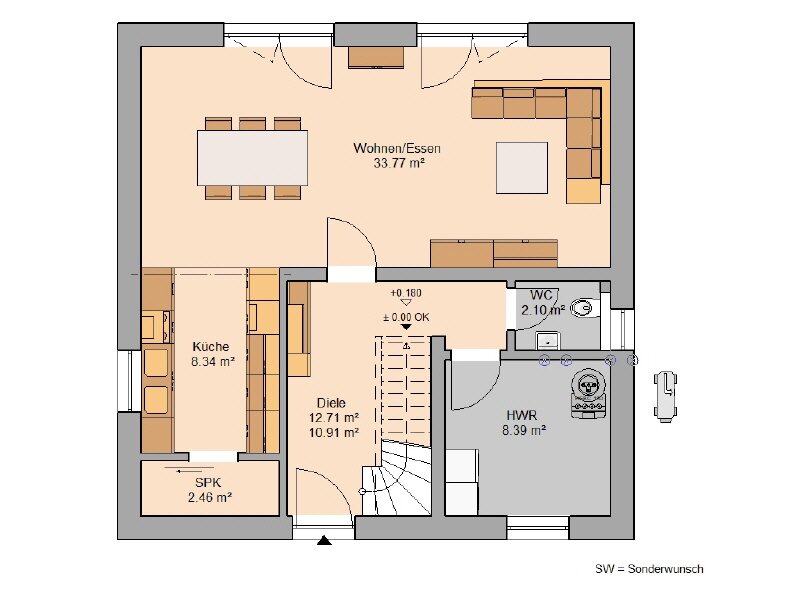 Einfamilienhaus zum Kauf provisionsfrei 518.900 € 4 Zimmer 131 m²<br/>Wohnfläche 693 m²<br/>Grundstück Klein Ottersleben Magdeburg 39116