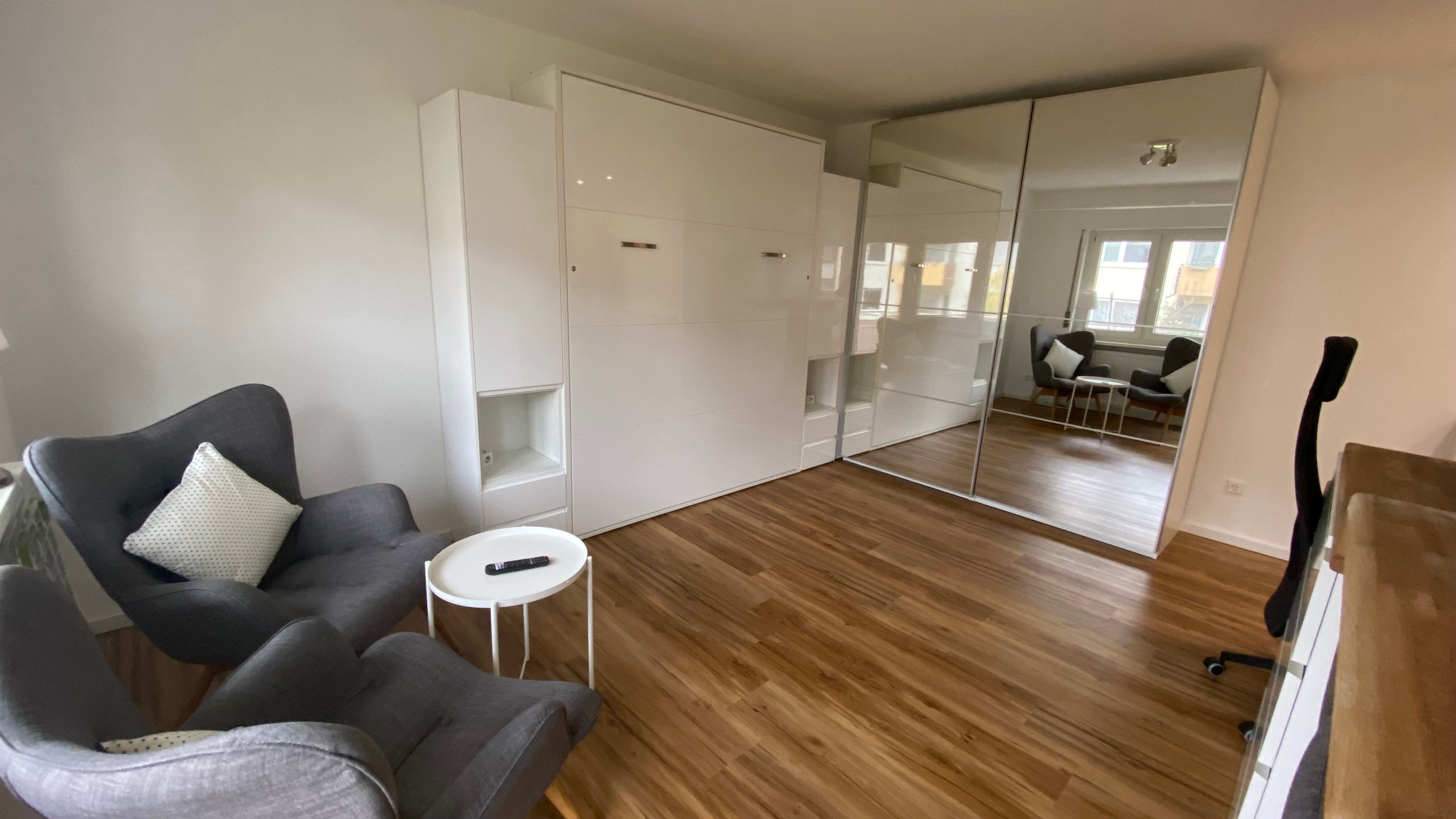 Wohnung zur Miete 1.050 € 1 Zimmer 28 m²<br/>Wohnfläche 1.<br/>Geschoss ab sofort<br/>Verfügbarkeit Rechtensteinstr. 12 Hohe Warte Stuttgart 70469