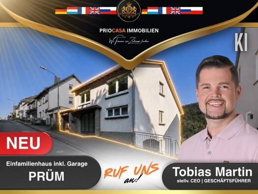 Einfamilienhaus zum Kauf 329.000 € 7 Zimmer 167,9 m² 650 m² Grundstück Prüm Prüm 54595