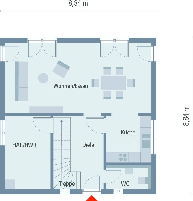 Einfamilienhaus zum Kauf 493.900 € 7 Zimmer 125 m²<br/>Wohnfläche 675 m²<br/>Grundstück Luthe Wunstorf 31515