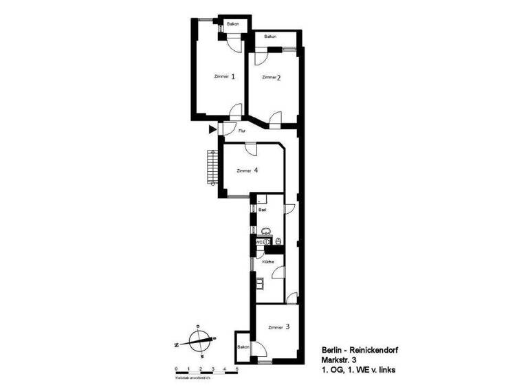 WG-Zimmer zur Miete 800 € 24 m² frei ab sofort Markstr. 3 Reinickendorf Berlin 13409