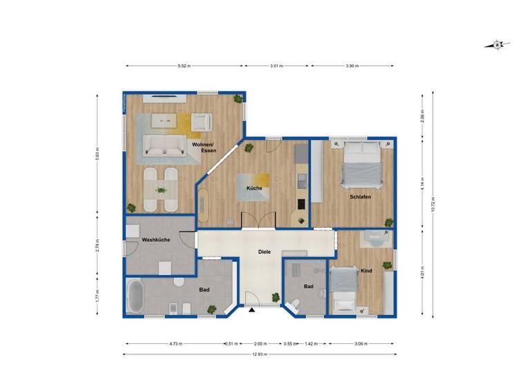 Bungalow zum Kauf 599.000 € 4 Zimmer 122 m² 573 m² Grundstück Krebsförden Schwerin 19061