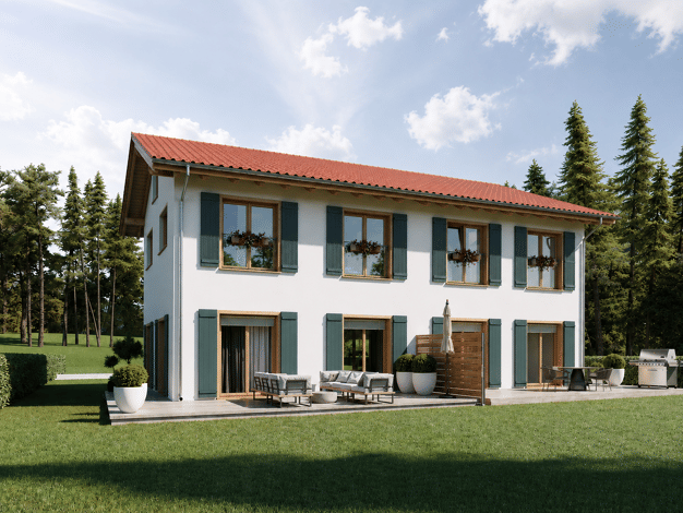 Doppelhaushälfte zum Kauf 1.279.000 € 6 Zimmer 162 m² 365 m² Grundstück Deisenhofener Straße 2 Sauerlach Sauerlach 82054